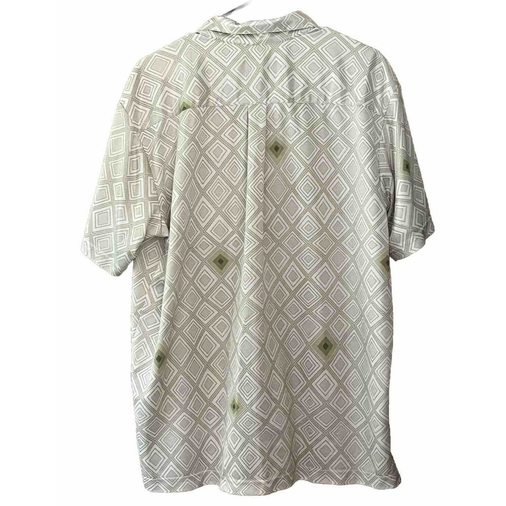 Patagonia Men's XL New Belgium Brewing Short Sleeve Polyester Shirt Sage Green - Picture 4 of 13